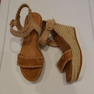 Vaneli Suede Espadrille Wedges